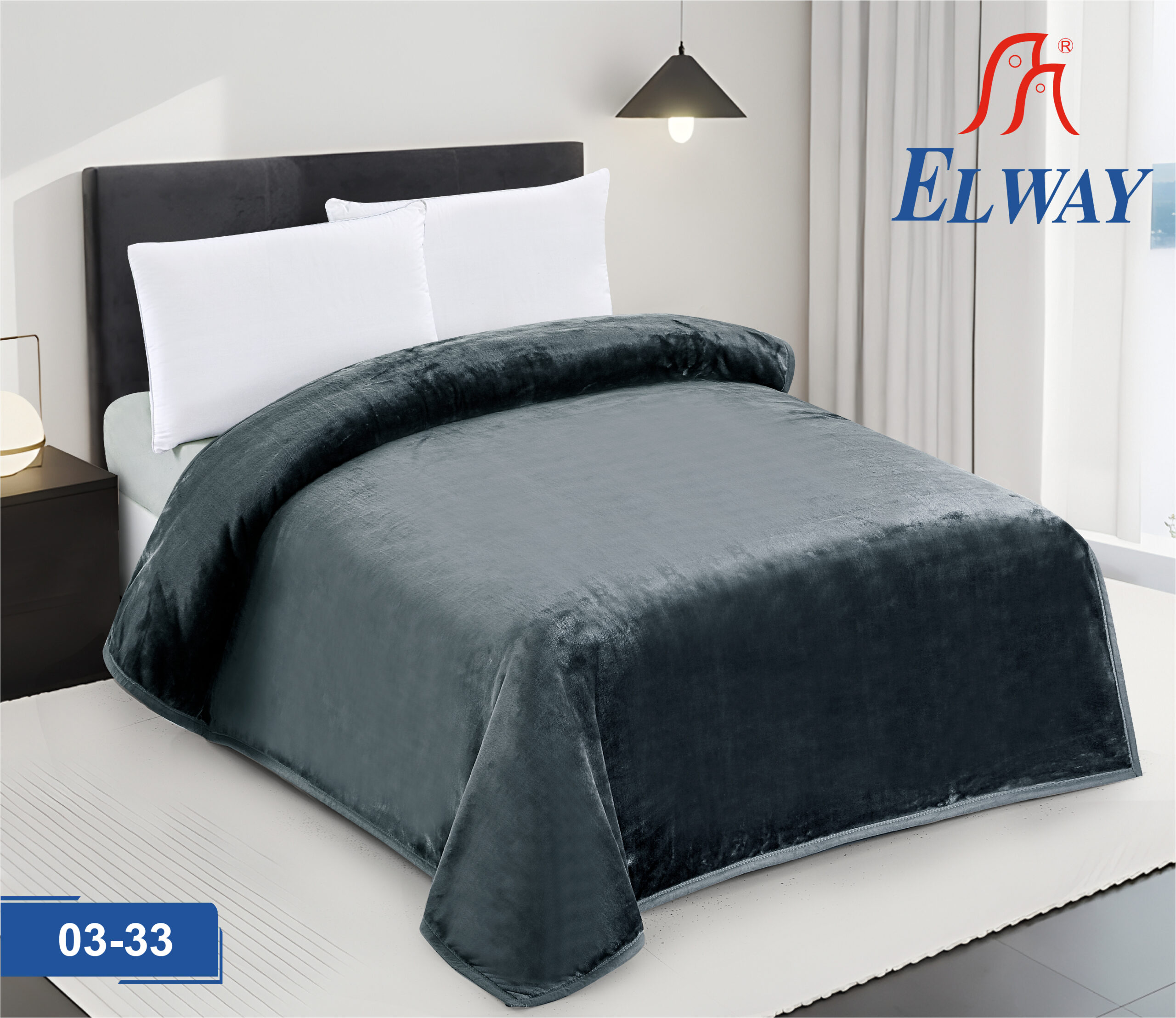 Koc gładki 03-33 grafit